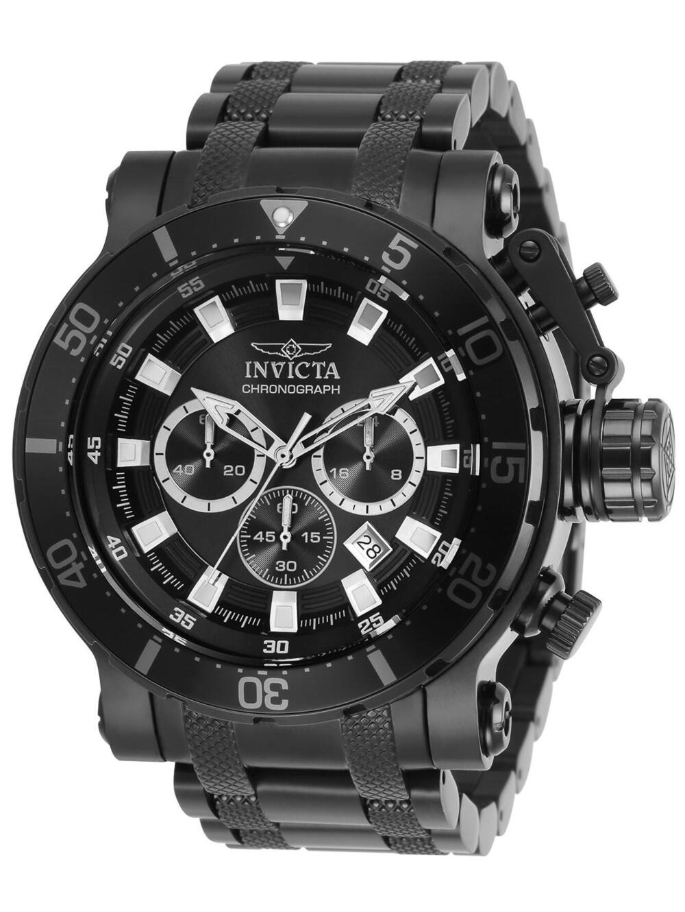Invicta Coalition Forces Night Hawk Men's Watch - 52mm, Black (32727)